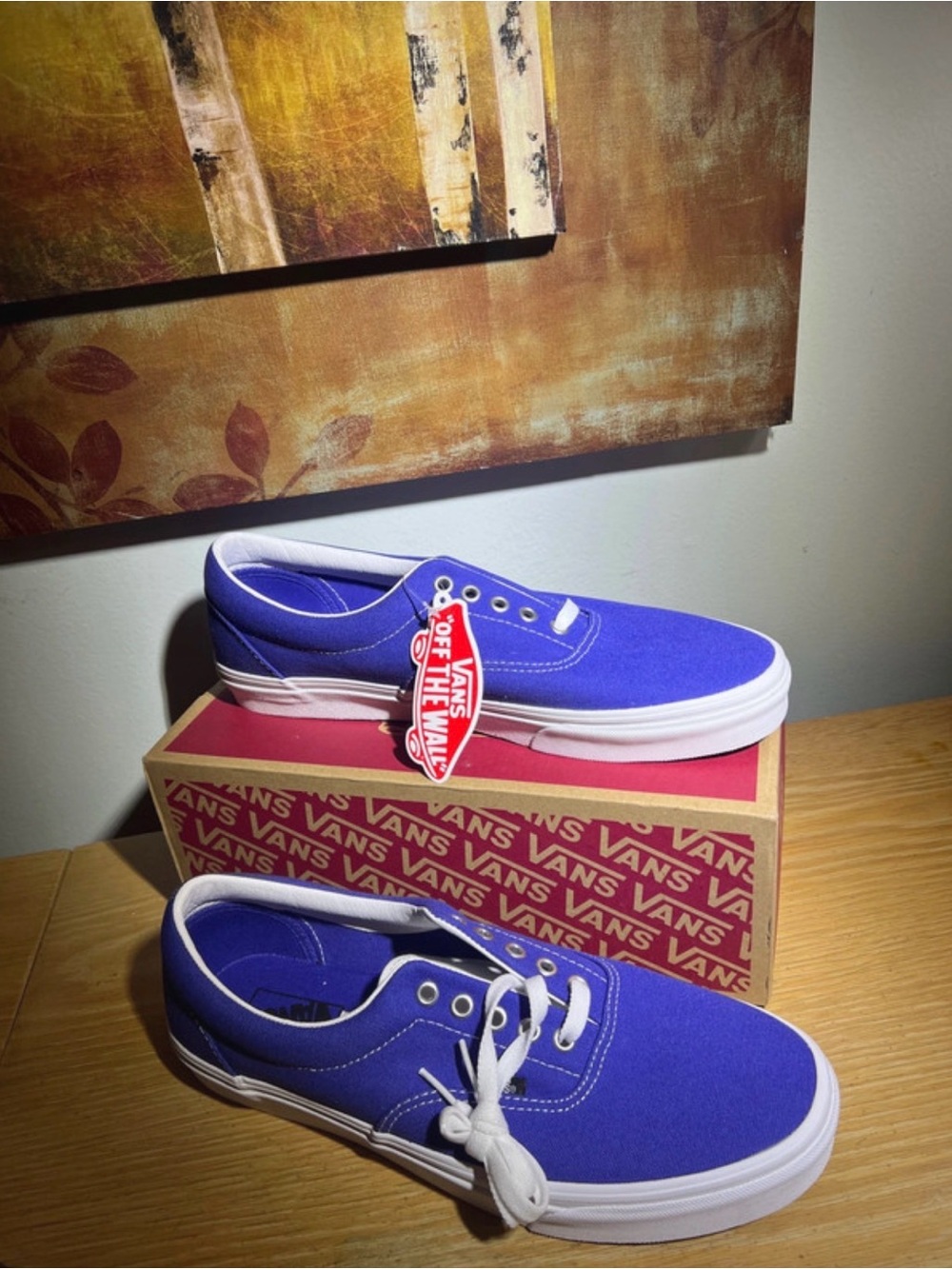 Vans Men’s Authentic Canvas Sneakers - Royal Blue